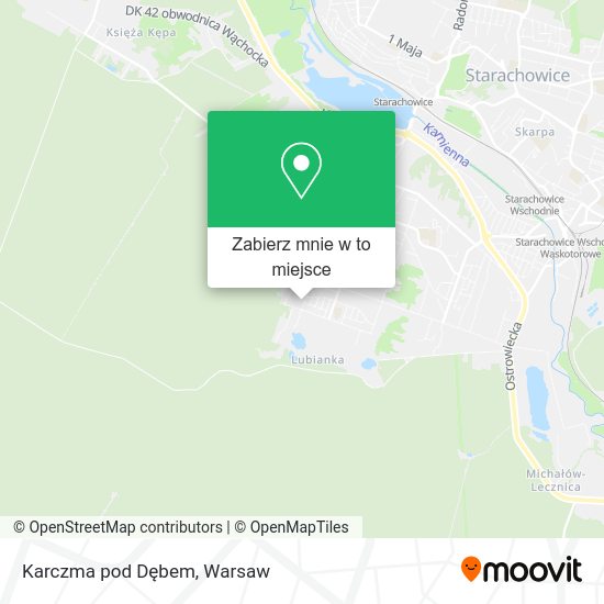 Mapa Karczma pod Dębem