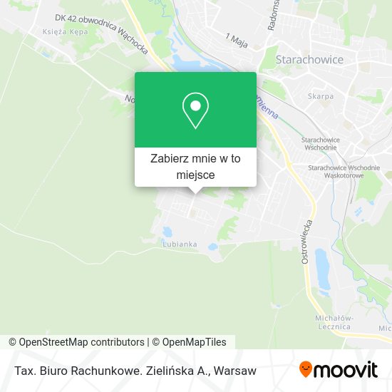 Mapa Tax. Biuro Rachunkowe. Zielińska A.