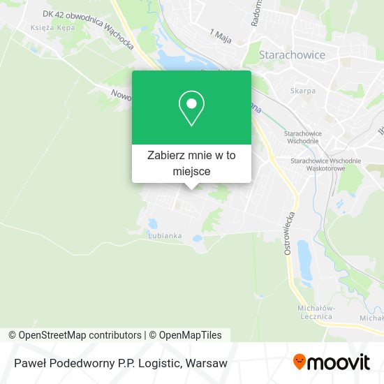 Mapa Paweł Podedworny P.P. Logistic