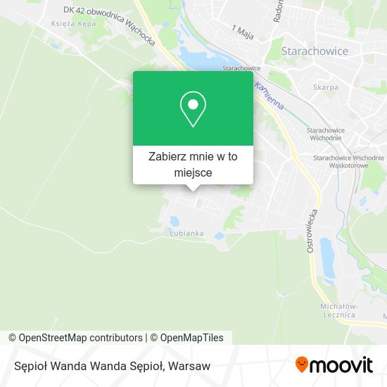 Mapa Sępioł Wanda Wanda Sępioł