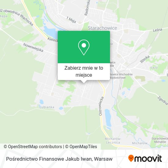 Mapa Pośrednictwo Finansowe Jakub Iwan