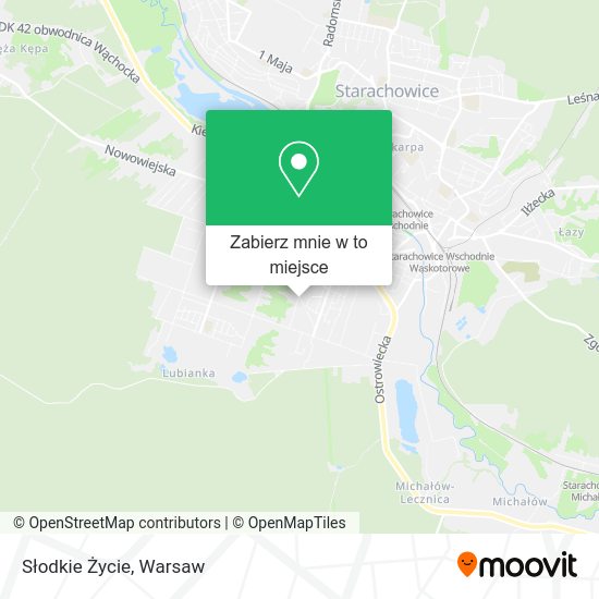 Mapa Słodkie Życie