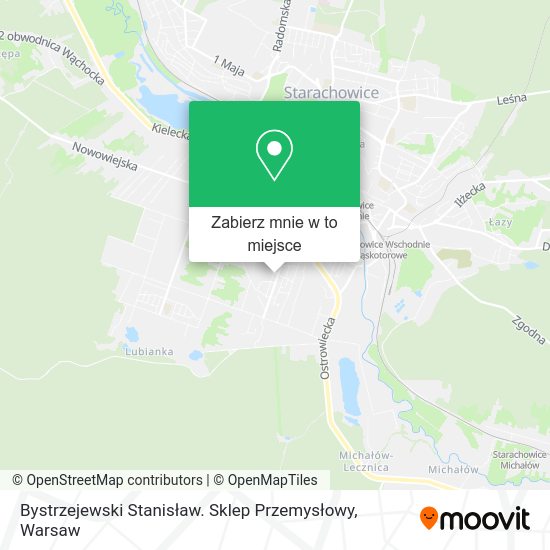 Mapa Bystrzejewski Stanisław. Sklep Przemysłowy