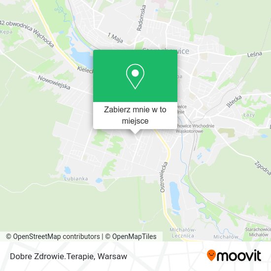 Mapa Dobre Zdrowie.Terapie