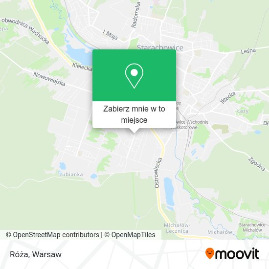 Mapa Róża