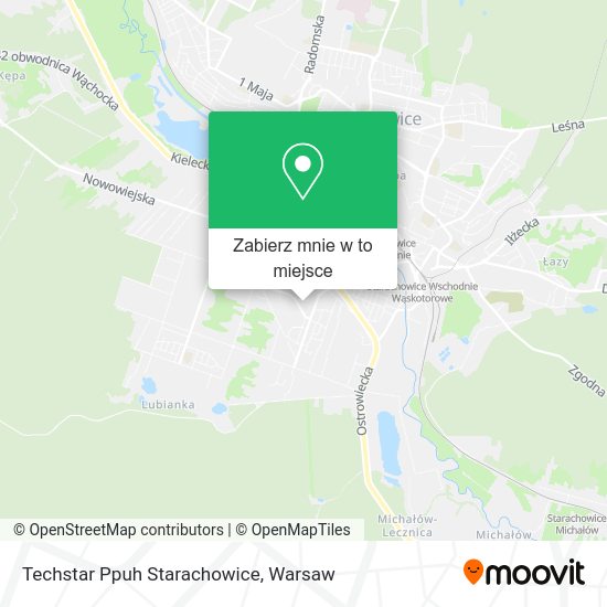 Mapa Techstar Ppuh Starachowice