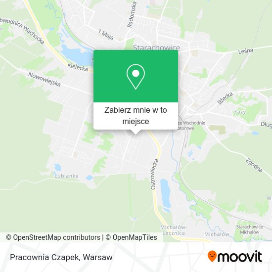 Mapa Pracownia Czapek