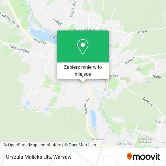 Mapa Urszula Malicka Ula