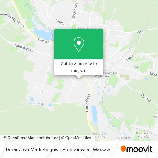 Mapa Doradztwo Marketingowe Piotr Ziewiec