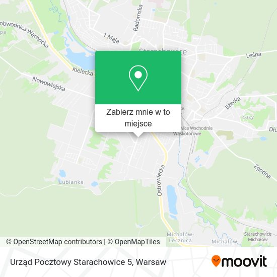 Mapa Urząd Pocztowy Starachowice 5