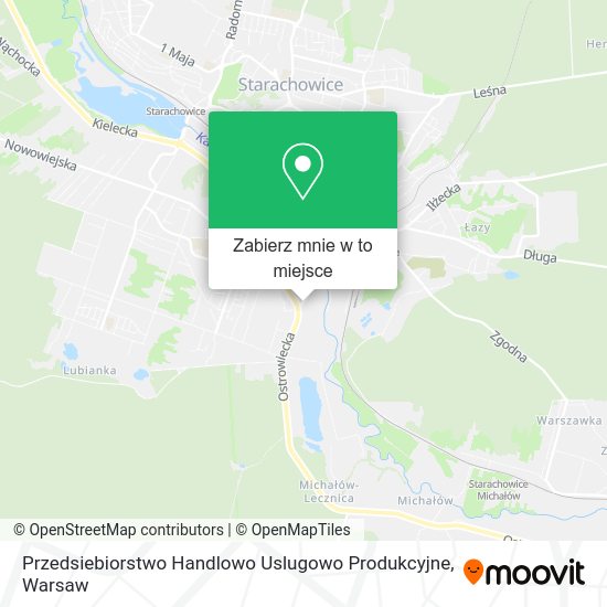 Mapa Przedsiebiorstwo Handlowo Uslugowo Produkcyjne