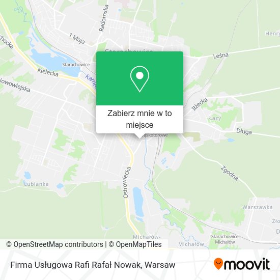 Mapa Firma Usługowa Rafi Rafał Nowak