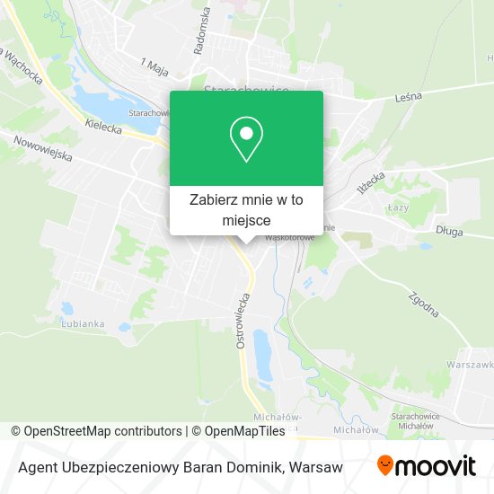 Mapa Agent Ubezpieczeniowy Baran Dominik