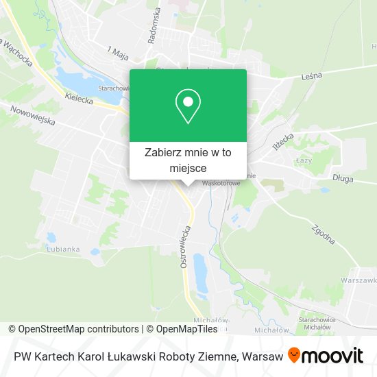 Mapa PW Kartech Karol Łukawski Roboty Ziemne