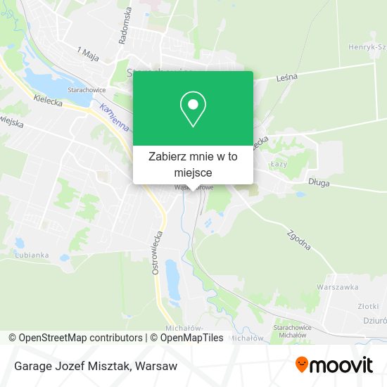 Mapa Garage Jozef Misztak