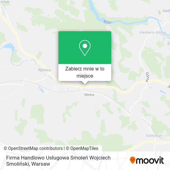 Mapa Firma Handlowo Usługowa Smoleń Wojciech Smoliński