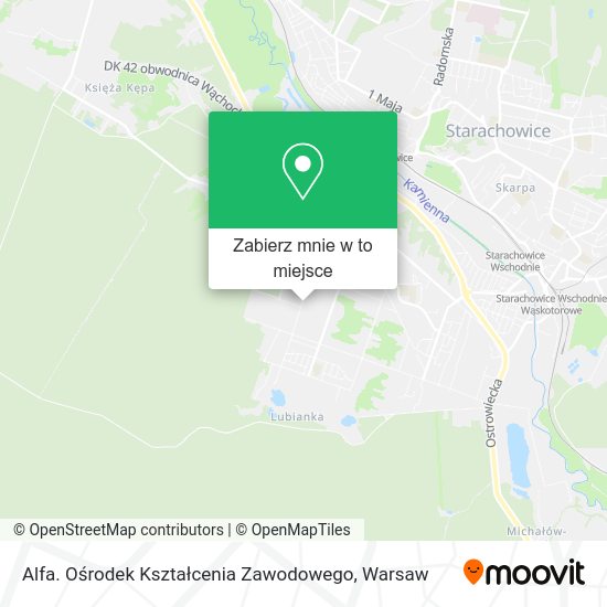 Mapa Alfa. Ośrodek Kształcenia Zawodowego