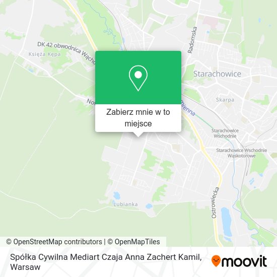 Mapa Spółka Cywilna Mediart Czaja Anna Zachert Kamil