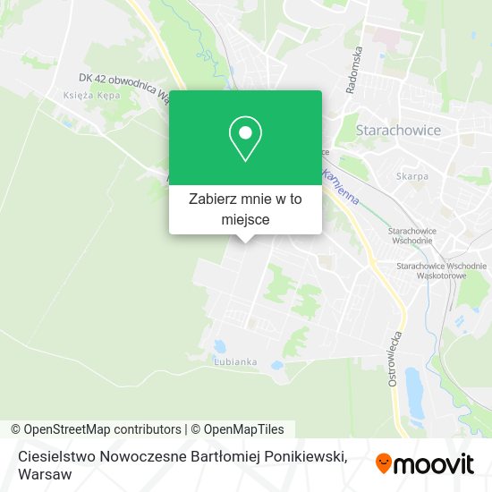 Mapa Ciesielstwo Nowoczesne Bartłomiej Ponikiewski