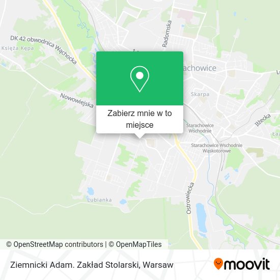 Mapa Ziemnicki Adam. Zakład Stolarski