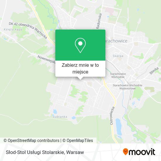 Mapa Słod-Stol Usługi Stolarskie