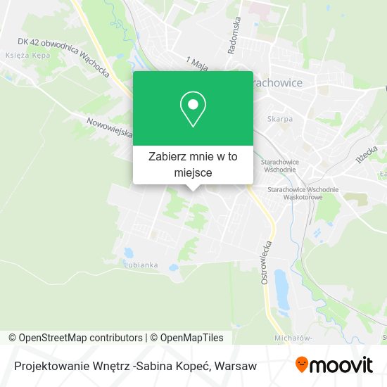 Mapa Projektowanie Wnętrz -Sabina Kopeć