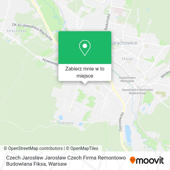 Mapa Czech Jarosław Jarosław Czech Firma Remontowo Budowlana Fiksa