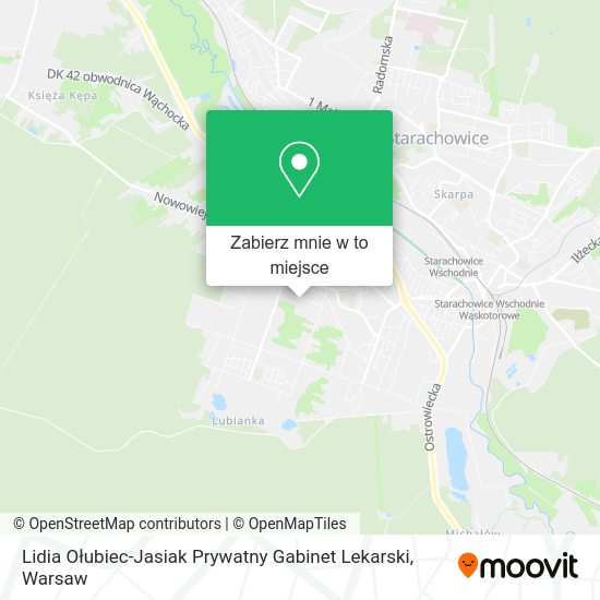 Mapa Lidia Ołubiec-Jasiak Prywatny Gabinet Lekarski