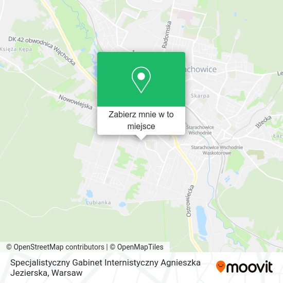 Mapa Specjalistyczny Gabinet Internistyczny Agnieszka Jezierska