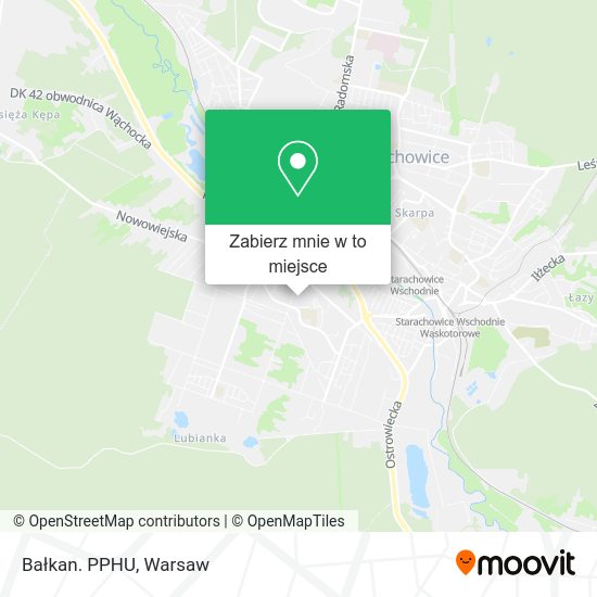 Mapa Bałkan. PPHU