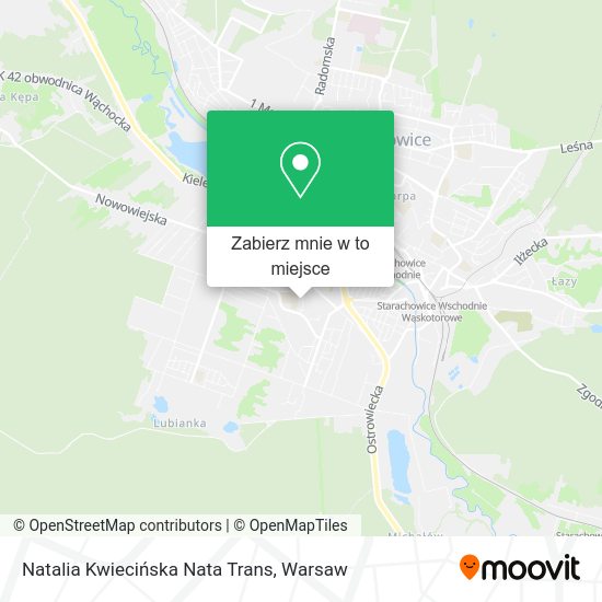 Mapa Natalia Kwiecińska Nata Trans