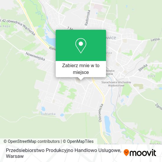 Mapa Przedsiebiorstwo Produkcyjno Handlowo Uslugowe