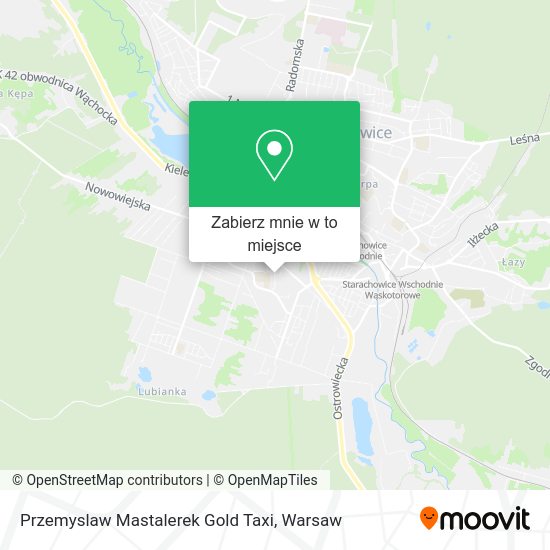 Mapa Przemyslaw Mastalerek Gold Taxi