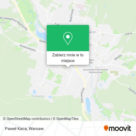 Mapa Paweł Kaca