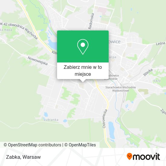 Mapa Zabka