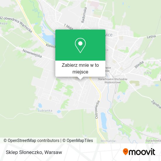 Mapa Sklep Słoneczko