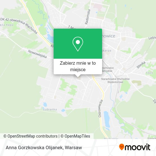 Mapa Anna Gorzkowska Olijanek