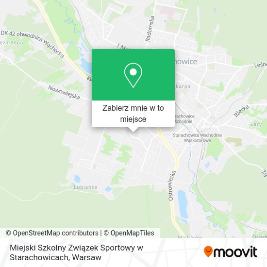 Mapa Miejski Szkolny Związek Sportowy w Starachowicach