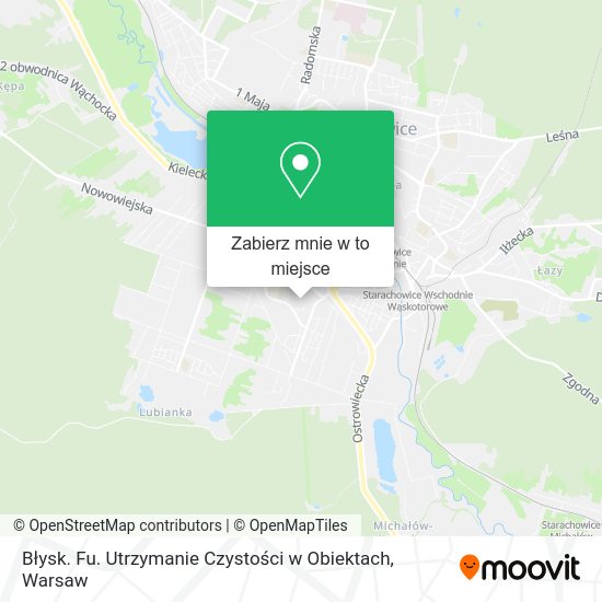 Mapa Błysk. Fu. Utrzymanie Czystości w Obiektach