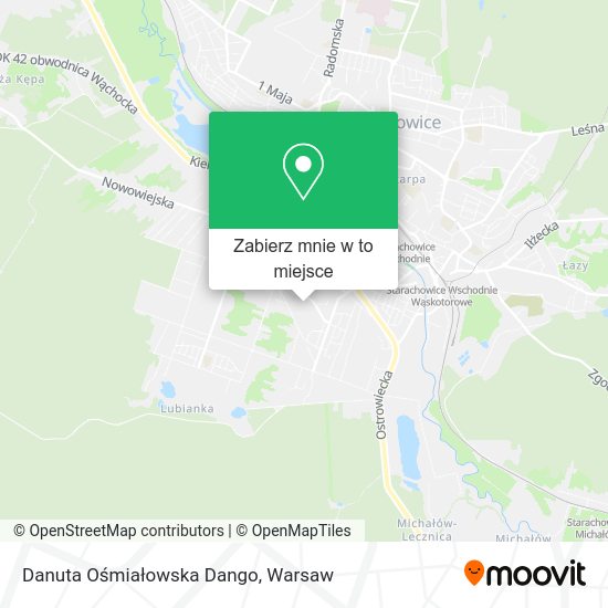 Mapa Danuta Ośmiałowska Dango