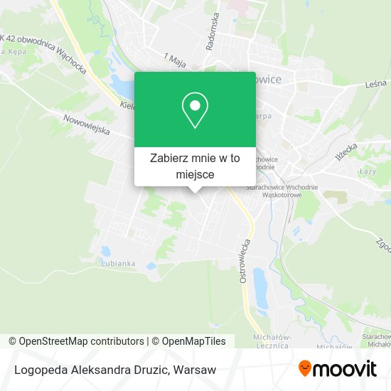 Mapa Logopeda Aleksandra Druzic