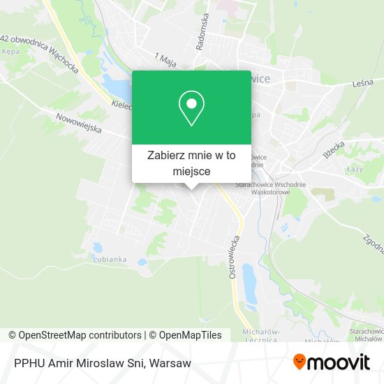 Mapa PPHU Amir Miroslaw Sni