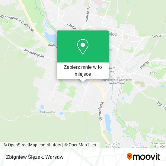 Mapa Zbigniew Ślęzak