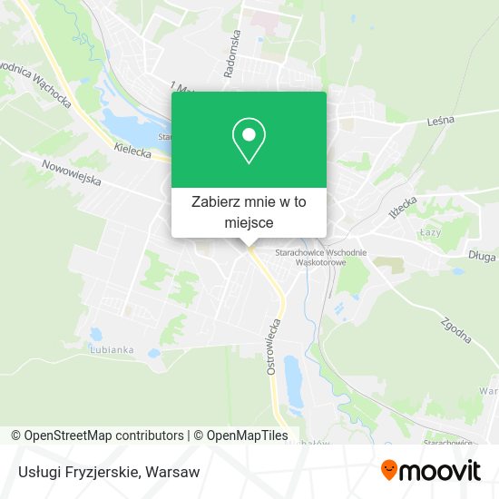 Mapa Usługi Fryzjerskie