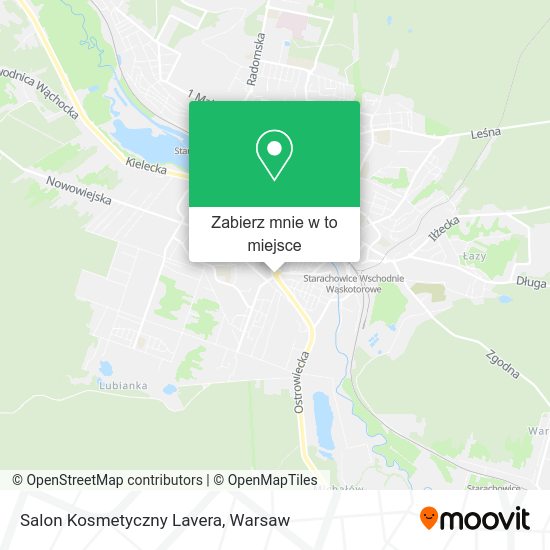 Mapa Salon Kosmetyczny Lavera