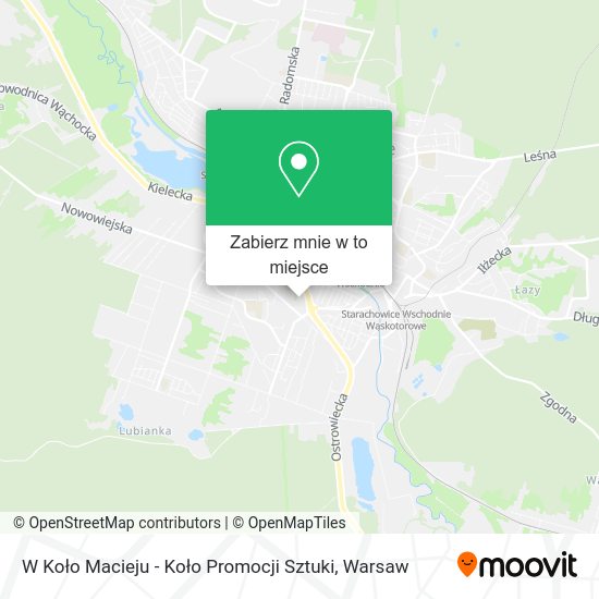 Mapa W Koło Macieju - Koło Promocji Sztuki