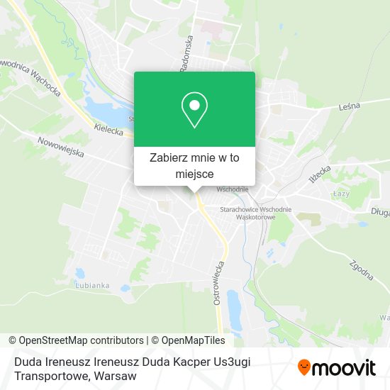 Mapa Duda Ireneusz Ireneusz Duda Kacper Us3ugi Transportowe