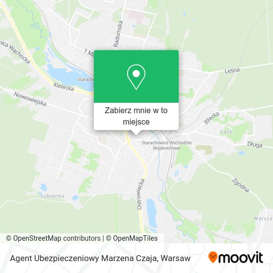 Mapa Agent Ubezpieczeniowy Marzena Czaja