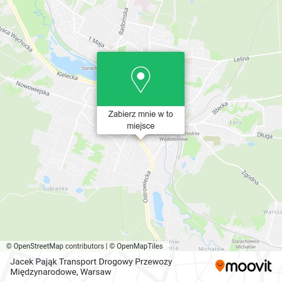 Mapa Jacek Pająk Transport Drogowy Przewozy Międzynarodowe