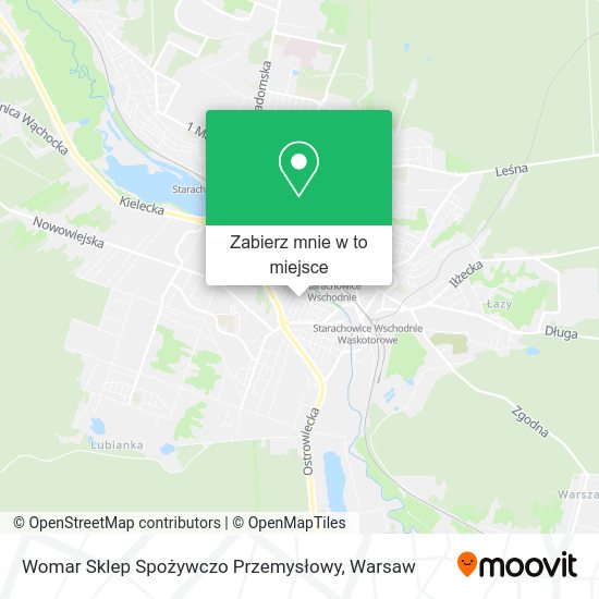 Mapa Womar Sklep Spożywczo Przemysłowy